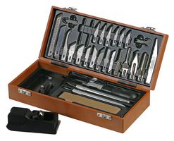 DURATOOL D00298 KNIFE CRAFT SET, 35 PIECES