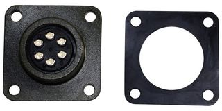 AMPHENOL INTERCONNECT INDIA MS3102A-14S6S SOCKET, FLANGE, 6WAY