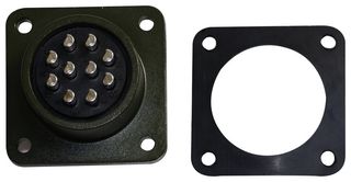 AMPHENOL LTD MS3102A-18-1S SOCKET, FLANGE, 10WAY