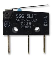 OMRON ELECTRONIC COMPONENTS SSG-5L1T MICROSWITCH, V4, LEVER