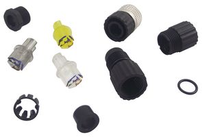 HIRSCHMANN ELKA 4008V Circular Connector, E Series M8, Receptacle, 4, Socket, Solder, Cable Mount RoHS Compliant: Yes
