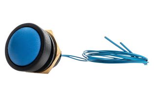 ITW SWITCHES 49-59116 SWITCH, ROUND, BLUE