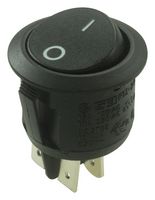 ARCOLECTRIC / BULGIN LIMITED R13244AAAA SWITCH, ROCKER, DPST, 10A, 250VAC, BLACK