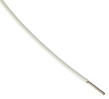 RAYCHEM - TE CONNECTIVITY FLDWC0311-0.50-9 Wire, Flexlite, 20 AWG, 0.5 mm , 600 V, White, 328 ft, 100 m RoHS Compliant: Yes