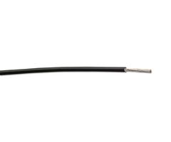 RAYCHEM - TE CONNECTIVITY FLDWC0311-0.25-0 Wire, Flexlite, 24 AWG, 0.25 mm , 600 V, Black, 328 ft, 100 m RoHS Compliant: Yes