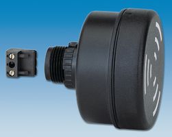 WERMA 11000075 Sounder, Control Panel, Multiple Tones, 100dB, 3.4kHz, 24VDC, 80mA, IP65, 52mm Ext. Depth RoHS Compliant: Yes