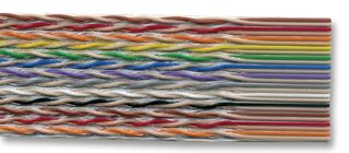 3M 1700/20 TWIST-TO-FLAT CABLE, 20 CONDUCTOR, 100FT