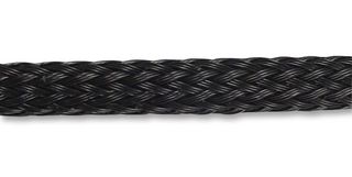 MULTICOMP PRO PP-04-0 Sleeving, Braided, 7 mm, PE (Polyester), Black, 100 m RoHS Compliant: Yes