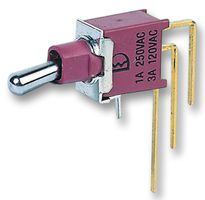MULTICOMP PRO 2AS1T2A1M7RE SWITCH, TOGGLE, SPDT, 100mA, 20V