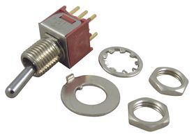 C&K COMPONENTS T201STDCBE Toggle Switch, T Series, DPDT, On-On, Pa