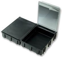 LICEFA SMD-BOX N4-6-6-10-1 LS BOX, SMD, 68X57X15MM, B=BLACK, L=TRANSP