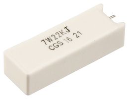 TE CONNECTIVITY - CGS SQMR722KJ RES, 22K, 5%, 7W, RADIAL, PELÃC METAL