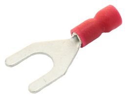 MULTICOMP PRO SVEL1-5 CRIMP TERMINAL, FORK, #10, 16AWG, RED