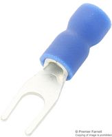 MULTICOMP PRO SVES2-3.7 CRIMP TERMINAL, FORK, 3.7MM, BLUE