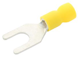 MULTICOMP PRO SVES5-4 CRIMP TERMINAL, FORK, #8, 10AWG, YELLOW