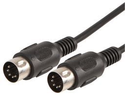 ELECTROVISION 5P-5P DIN SCREENED6M LEAD, MIDI 5PIN 6M
