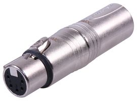 NEUTRIK NA3M5F ADPTR, 3P XLR PLUG-5P JACK, DMX LIGHTING
