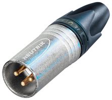NEUTRIK NC3MXX-EMC CONNECTOR, XLR, PLUG, 3POS
