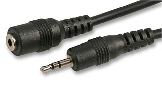 PRO SIGNAL PSG03076 2.5MM SOCKET TO PLUG - STEREO/3M ROHS COMPLIANT: YES