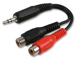 PRO SIGNAL PSG00208 2X PHONO S TO 3.5MM ST P (0.1M)