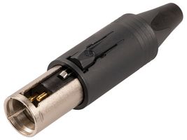 NEUTRIK NC3FM-C CONN, XLR AUDIO, PLUG/JACK, 3POS, CABLE