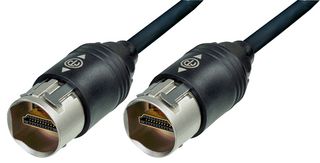 NEUTRIK NKHDMI-1 Audio / Video Cable Assembly, HDMI A Plug, HDMI A Plug, 3.281 ft, 1 m RoHS Compliant: Yes