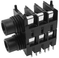 CLIFF ELECTRONIC COMPONENTS FCR1117 SOCKET, 12POS, 6.35MM, PANEL ROHS COMPLIANT: YES