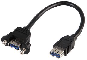 PRO SIGNAL PSG03802 ADAPTOR LEAD, USB 3, A TO A, SKTS, 135MM ROHS COMPLIANT: YES