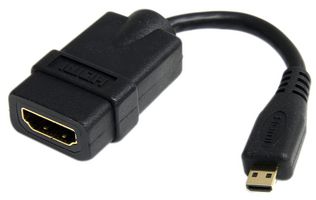 STARTECH HDADFM5IN ADAPTER, HDMI TO MICRO HDMI, 5IN CABLE ROHS COMPLIANT: YES