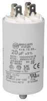 DUCATI 4.16.10.26.64 CAP, 25?F, 450VAC, 5%, PP, CAN, PANEL