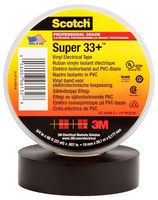 3M 33+ 19MM ELECTRIC INSULTAPE, PVC, 20.12MX19.05MM