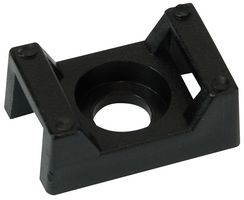 PARTEX SM3BLACK PARTEX CABLE TIE CRADLE BLACK, PK100 ROHS COMPLIANT: YES