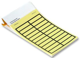 RAYCHEM - TE CONNECTIVITY TEK1138-N WRITE-ON POCKET PACK, YEL