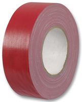 PRO POWER 89T RED GAFFER TAPE, CLOTH, 50M X 50MM