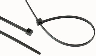 HELLERMANNTYTON RELK2L BLACK CABLE TIE REL BLACK 350X4.6MM 100/PK ROHS COMPLIANT: YES