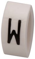 MULTICOMP PRO MP015616 CABLE MARKER, CARRIER, BLACK/WHITE, W