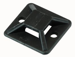 PRO POWER NB/B22/BLK CABLE TIE BASE 19X19X4MM BLK10/PACK