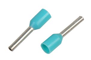PRO POWER PET1134 GERMAN SINGE 0.34MM FERRULE TURQ, PK100 ROHS COMPLIANT: YES
