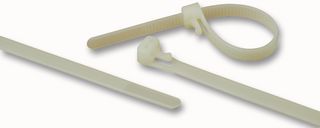 PRO POWER 0315-HV150WT RELEASABLE CABLE TIES 150MM X 7.20MM ROHS COMPLIANT: YES