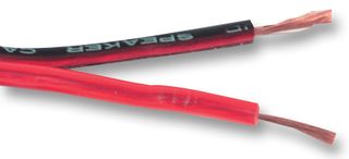 PRO POWER JY-1250RB CABLE, FIG8, 2 X 0.57MM, RED/BLK, 100M