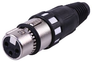 NEUTRIK NC3FXCC CONNECTOR, XLR, JACK, 3 POSITION