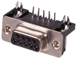 MULTICOMP PRO 5504F1-09S-02-03-F1 D SUB CONN, R/A RCPT, DE, SOLDER