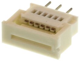 MOLEX 39-53-2065 FFC / FPC Board Connector, ZIF, Through Hole, Receptacle, 6, 1.25 mm RoHS Compliant: Yes