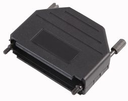 MH CONNECTORS MHDPPK25-K D SUB BACKSHELL, DB, BLACK, 25WAY