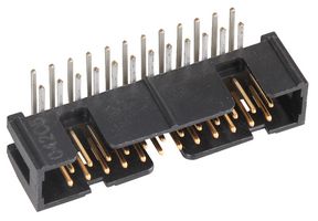 3M N2524-5002RB Wire-To-Board Connector, Right Angle, 2500 Series, Through Hole, Header, 24, 2.54 mm RoHS Compliant: Yes