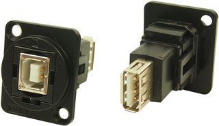 CLIFF ELECTRONIC COMPONENTS CP30207NMB USB ADAPTER, 2.0 TYPE B RCPT-A RCPT ROHS COMPLIANT: YES