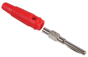 MULTICOMP 25.412.1 PLUG, 4MM, RED