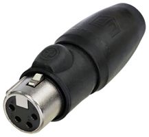 NEUTRIK NC4FX-TOP XLR CONN, RCPT, 4POS, CABLE