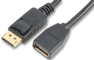PRO SIGNAL PSG90427 LEAD, DISPLAYPORT, M-F, BLACK, 3M