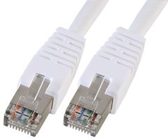 PRO SIGNAL PSG91654 PATCH CORD, RJ45 PLUG-PLUG, WHT, 200MM ROHS COMPLIANT: YES